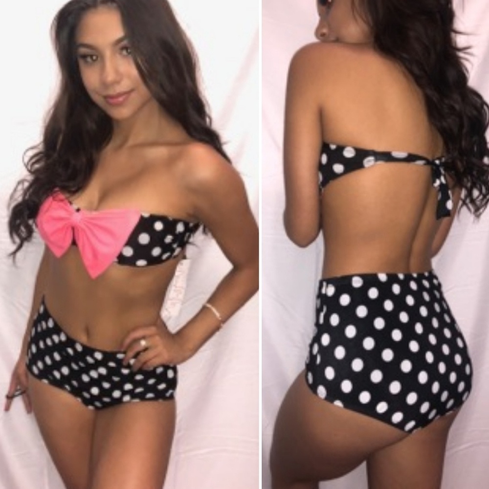 🎀Pink Polkadot Swimsuit
